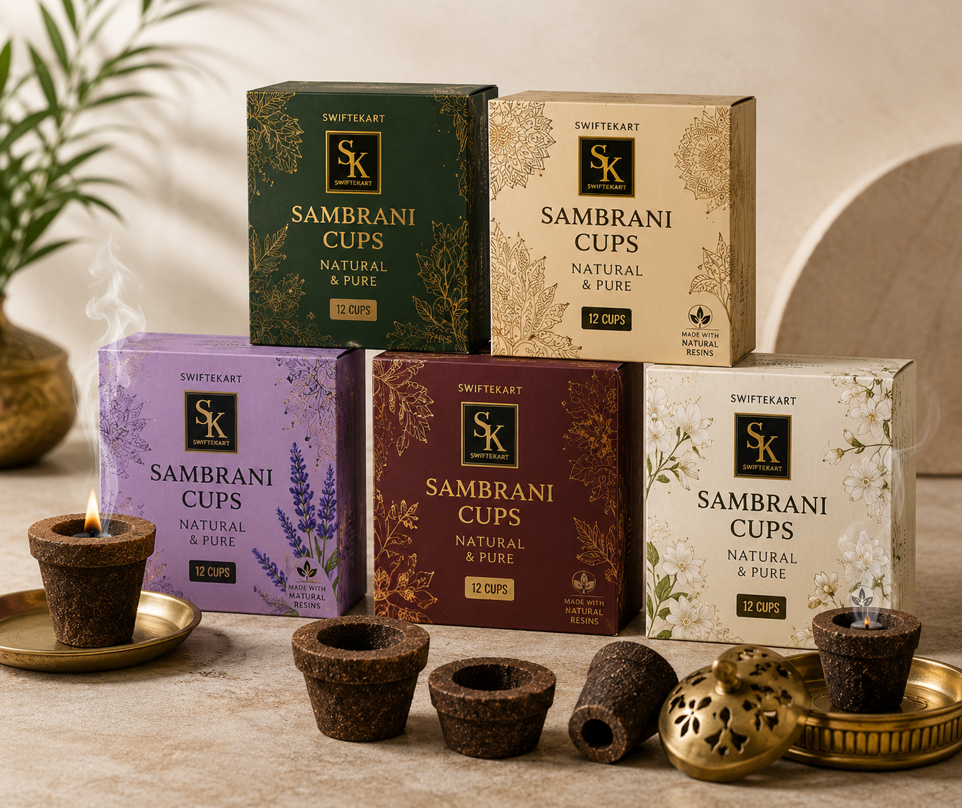 Sambrani Cups