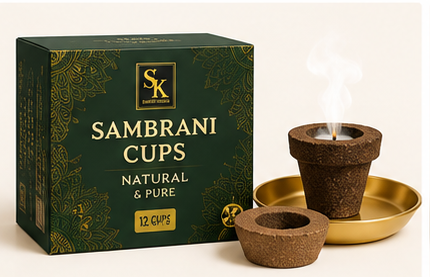 Green Herbal Sambrani Cup